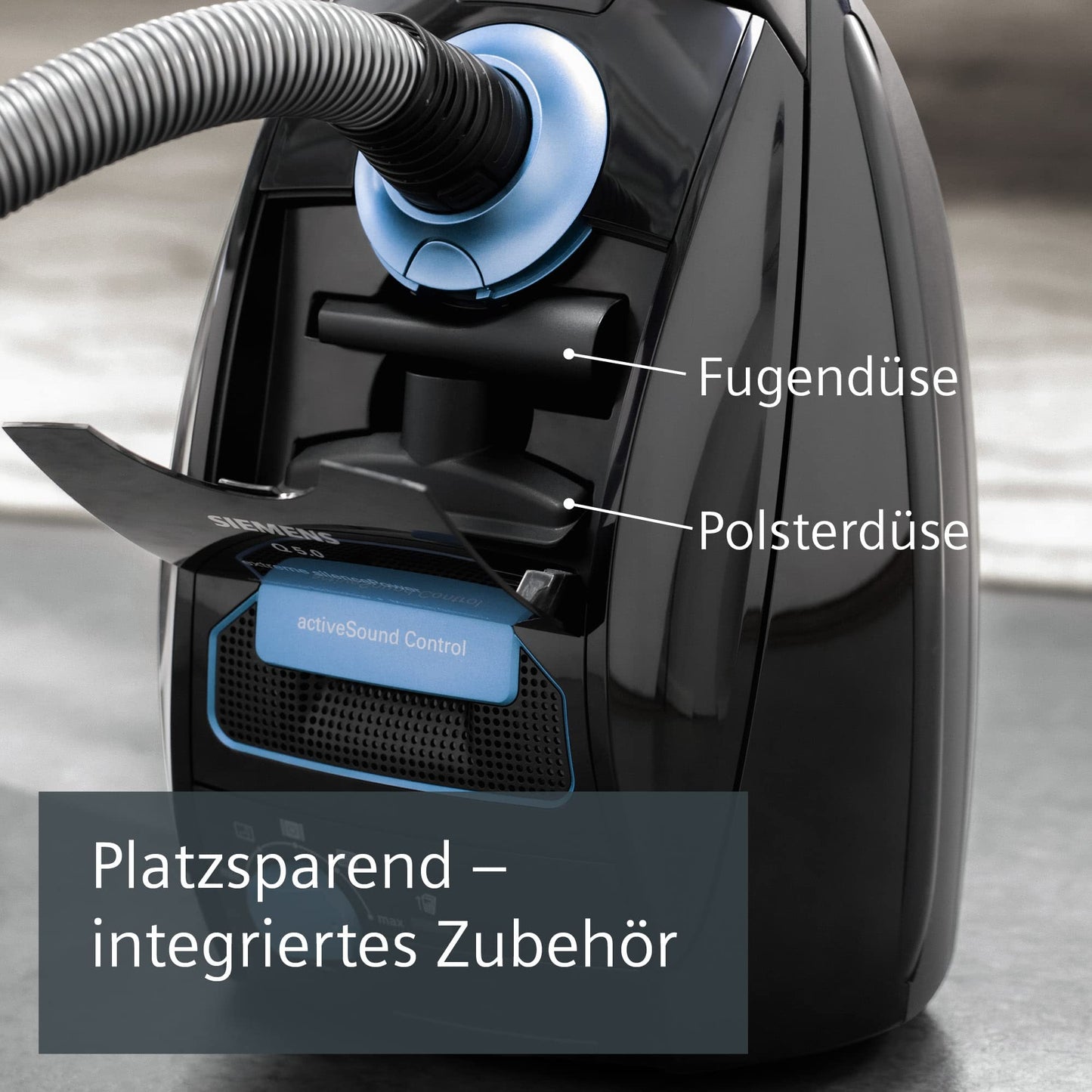 Siemens VSQ5X1230 Beutelstaubsauger für Allergiker