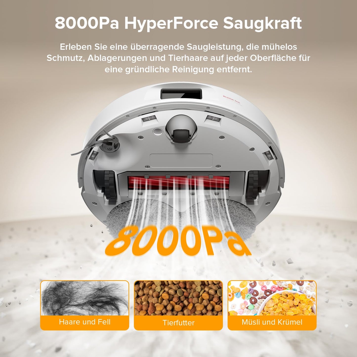 Roborock Qrevo Robot Vacuum & Mop – 8000Pa