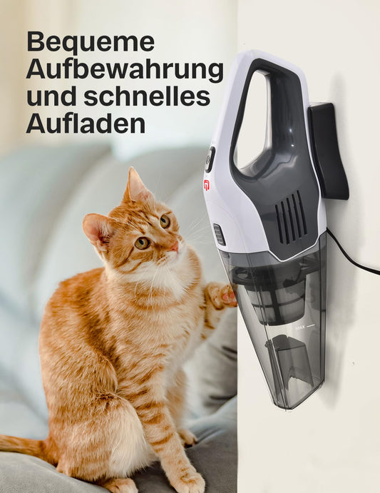 Akku Handstaubsauger für Auto, Teppich & Tierhaare