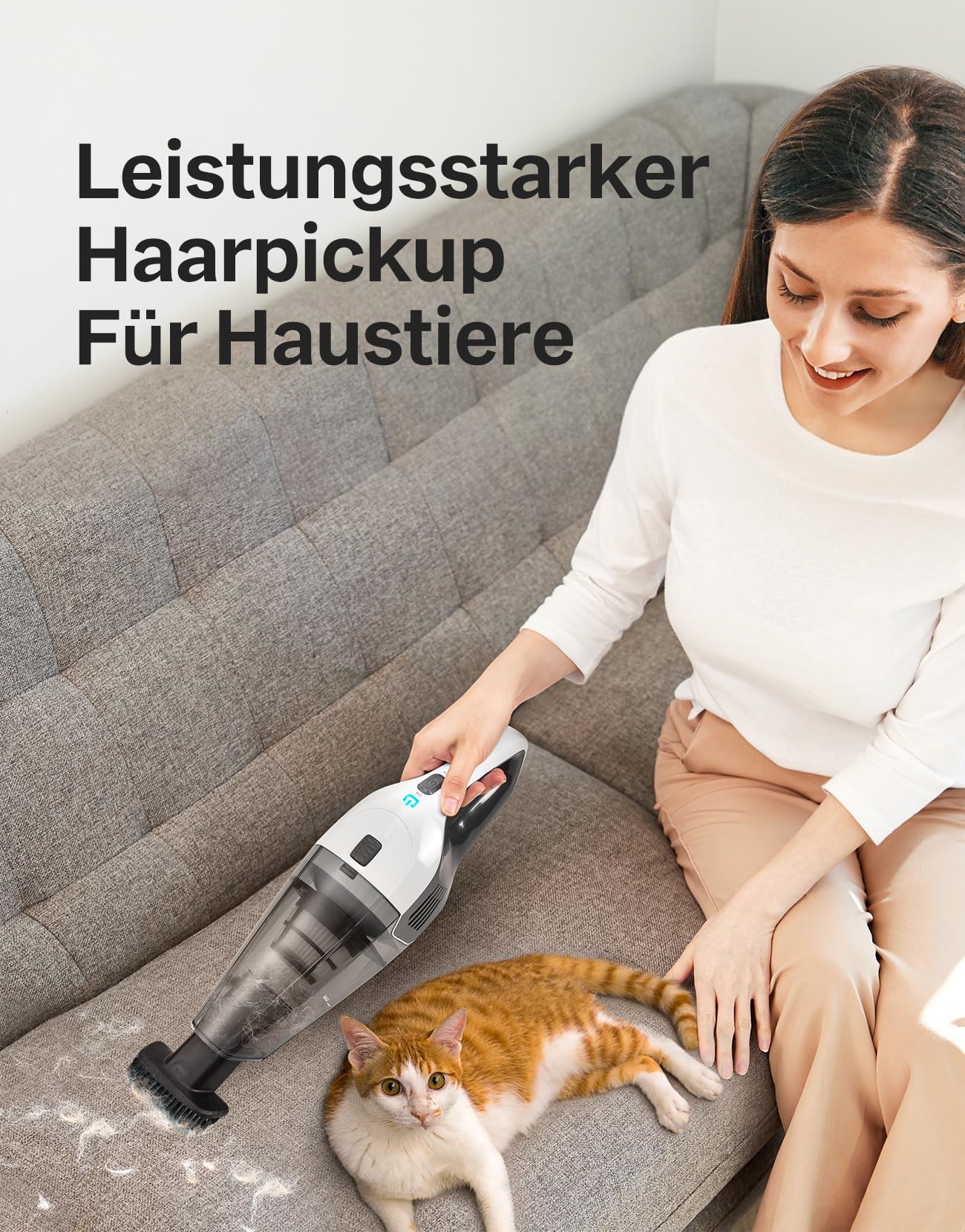 Akku Handstaubsauger für Auto, Teppich & Tierhaare