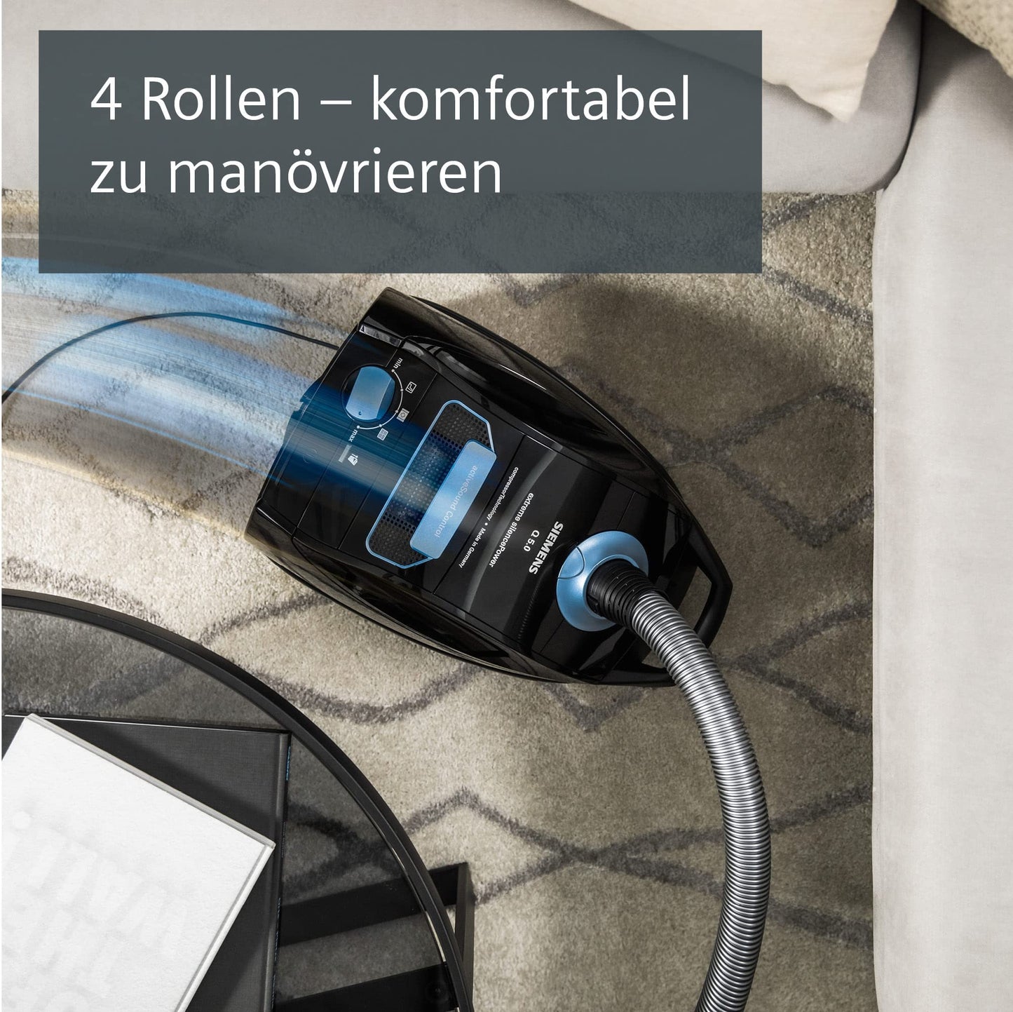 Siemens VSQ5X1230 Beutelstaubsauger für Allergiker