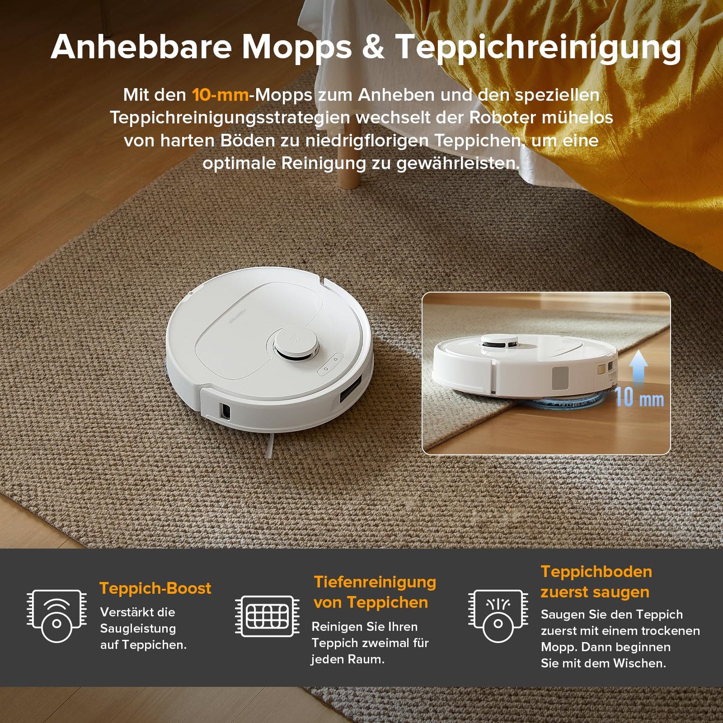 Roborock Qrevo Robot Vacuum & Mop – 8000Pa